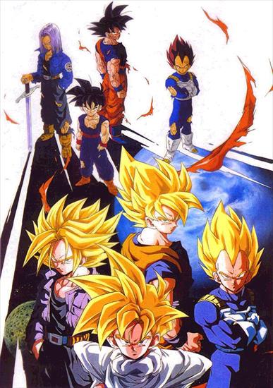 Tapety - Goku, Vegeta, Gohan and Trunks.jpg