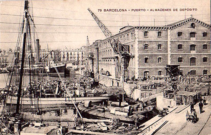 Stare widokówki - Barcelona - barcelonaport.jpg