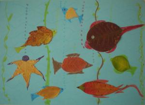edukacja plastyczna - Fische aus Herbstblttern.jpg