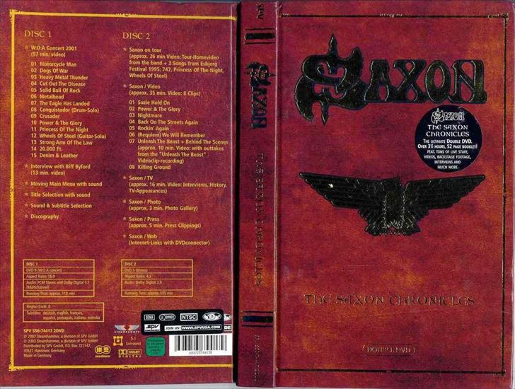 okładki DVD koncerty - Saxon - The Saxon Chronicles.jpg