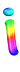 Literki obrotowe kolorowe - regenboog-I1.gif