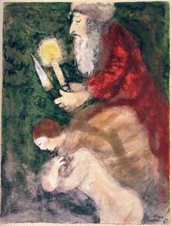2006 - Marc Chagall - Abraham i Izaak w drodze.jpg