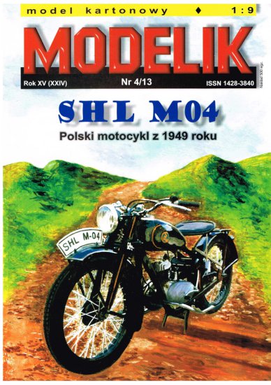 Modelik 2013-04 - SHL M04 polski motocykl z 1949 roku - 01.jpg