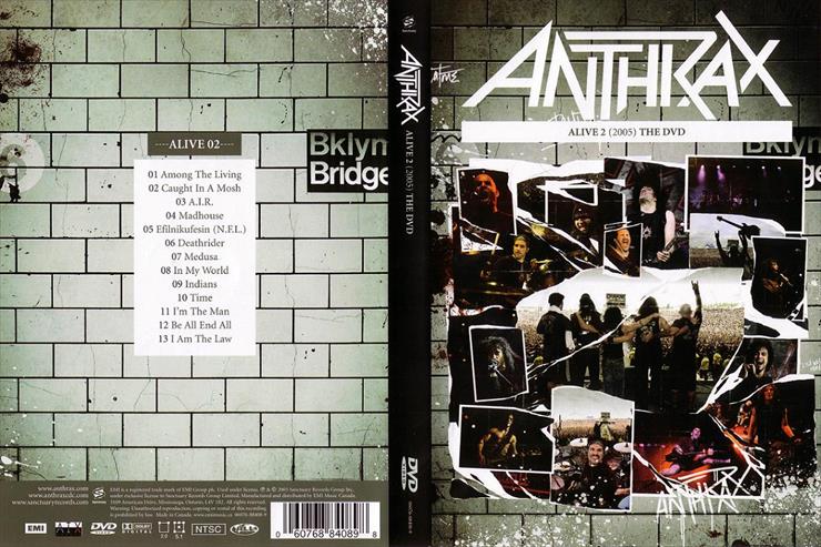 okładki DVD koncerty - Anthrax - Alive 2.jpg