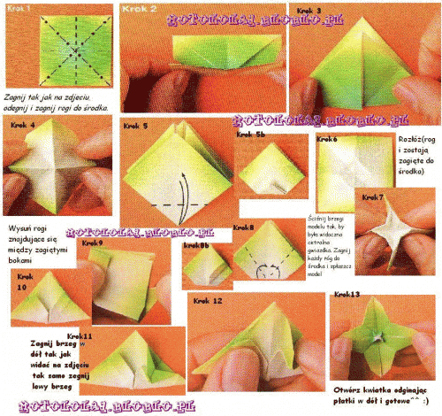 zrób to sam projekty do zrobienia dla dzieci - Origami1.GIF