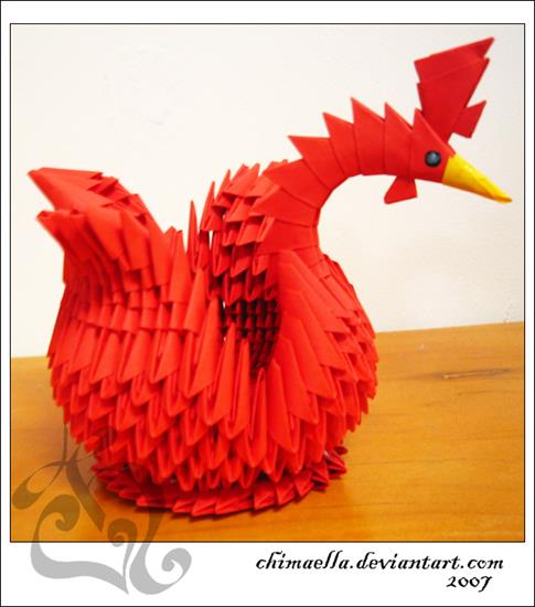Origami modułowe - Chubby_Chicken_by_chimaella.jpg