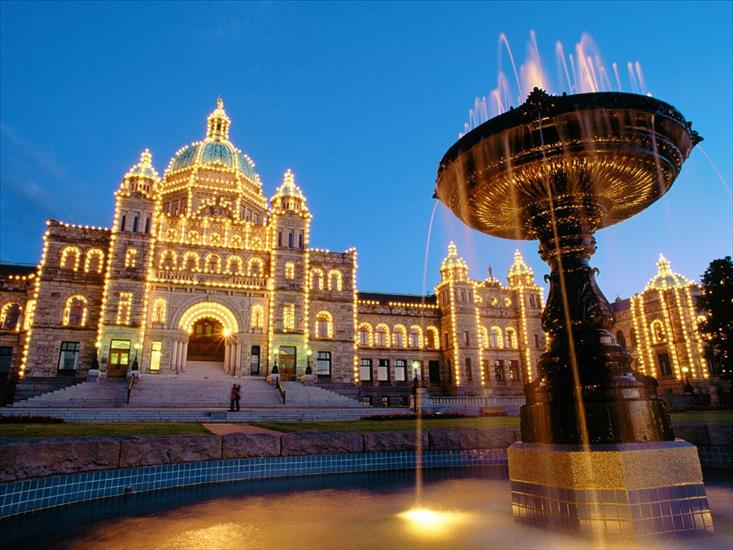 TAPETY ZNANE MIEJSCA ŚWIATA - British Columbia Provincial Parliament, Victoria, British Columbia.jpg