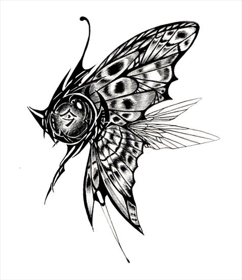 wzorki dziary tatuaże  - tatoo_tribal_papillon_by_Goldstress972.jpg