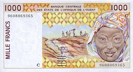 Pieniądze świata - BurkinaFaso - frank..jpg