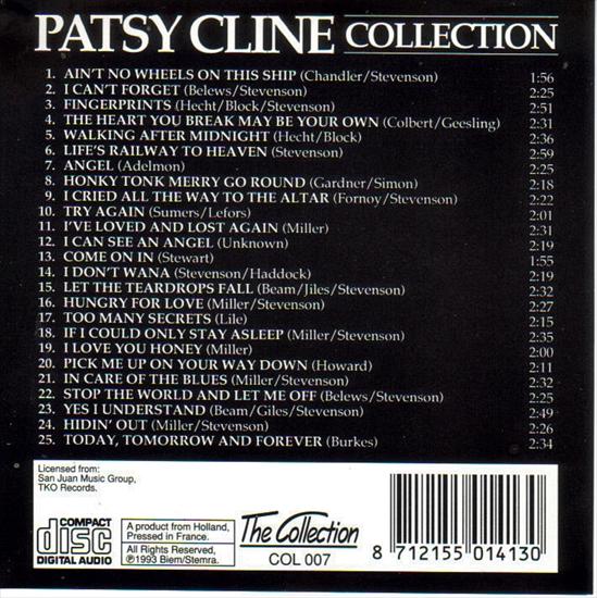 Patsy Cline - Patsy odładka 2.jpg