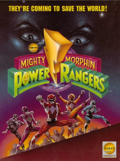 power rangers - 01 - Mighty Morphin Power Rangers - Premiere Poster.JPG