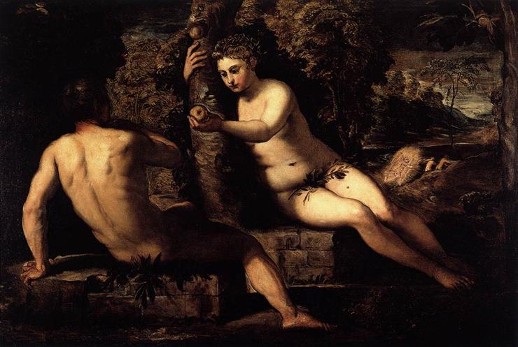 Tintoretto Jacopo Robusti 1518-1594 - Tintoretto,_Jacopo_-_The_Temptation_of_Adam_-_1551-52.jpg