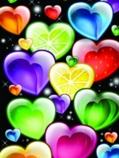 tapety na telefon - Colorful_Hearts1.jpg