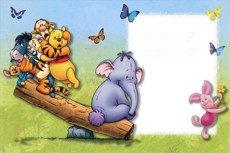 Kubuś Puchatek i przyjaciele Winnie the Pooh and friends - Ramka vinny8.jpg