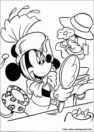 Myszka Minnie - Myszka Minnie - kolorowanka 38.GIF