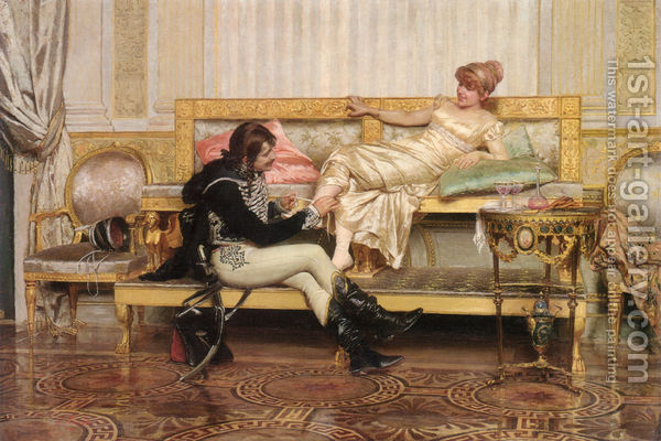 Pary miłosne w malarstwie - Gioacchino Pagliei Italian, 1852-1896.bmp