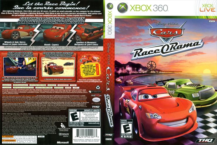 Okładki XBOX 360 - Cars Race O Rama.jpg