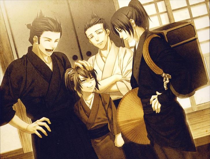 Shinsengumi  cała reszta razem - kondou__okita__inoue_and_toshi_by_maylene_manga-d3105nb.jpg