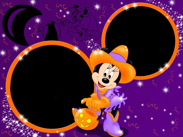 Myszka Miki i Kaczor Donald - minnie_halloween_frame.png