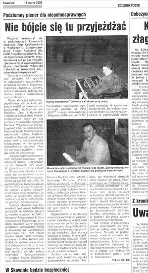 Wieliczka - Bochnia 2002 - Dziennik Polski - artykuł.jpg