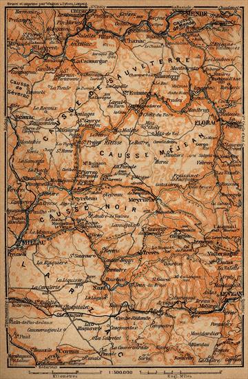 Francja 1914 - mapy i plany - causses.jpg