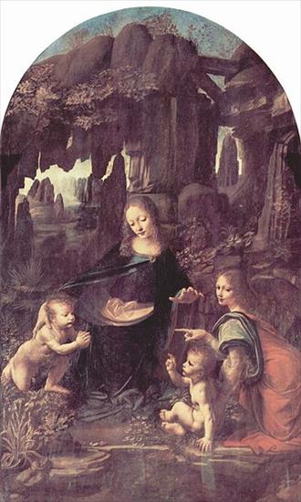 Wielcy malarze - Leonardo da Vinci Madonna wśród skał.jpg