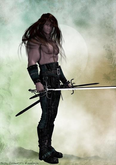 Różne postacie do RPG - The_Sword_Master_by_Direwrath.jpg