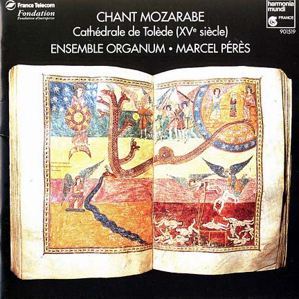 Mozarabskie śpiewy z katedry w Toledo XV wiek - Chant Mozarabe - Cathedrale de Tolede - front cover.jpg