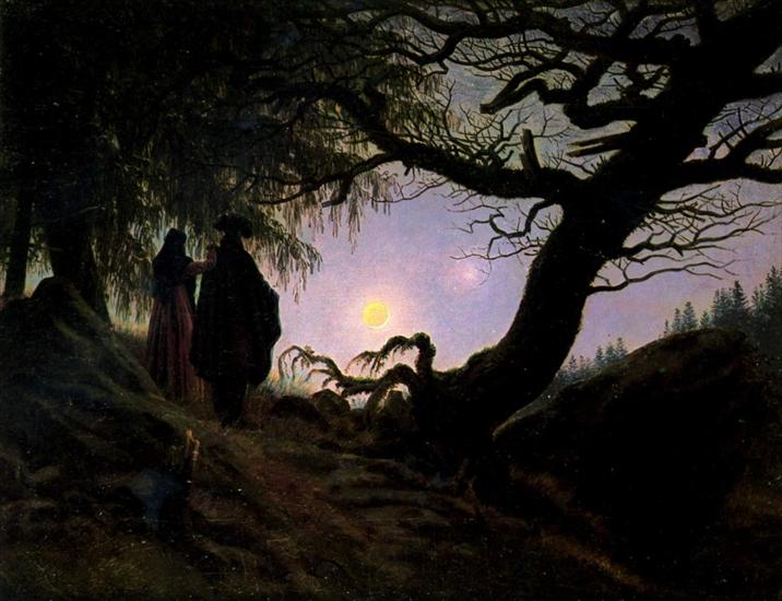 CUDOWNE MIEJSCA - zercy-caspar_david_friedrich_mezczyzna_i_kobieta_obserwujacy_ksiezyc.jpg