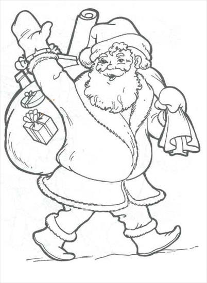 św. Mikołaj - święty mikołaj - kolorowanki 8.gif