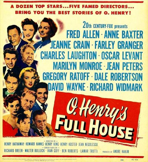 1952.O. Henry przy pełnej widowni - O.Henrys Full House - 3197404659_1_14_QBsucxgU.jpg