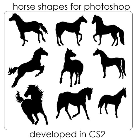 PHOTOSHOP---SHAPES --CSH - Horse_Photoshop_Shapes_by_ecovers.jpg